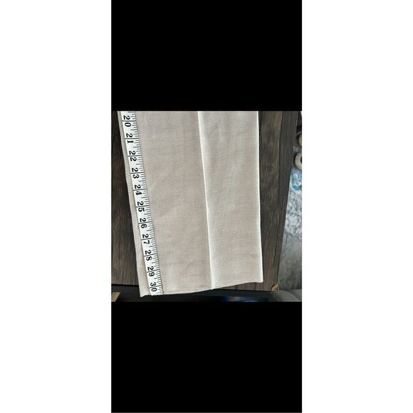 Ann Taylor The STRAIGHT Cream Linen Blend Business Pants Size 10 officewear NWT - Picture 15 of 15